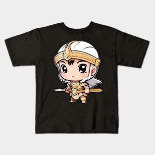 Cute greece warrior Kids T-Shirt